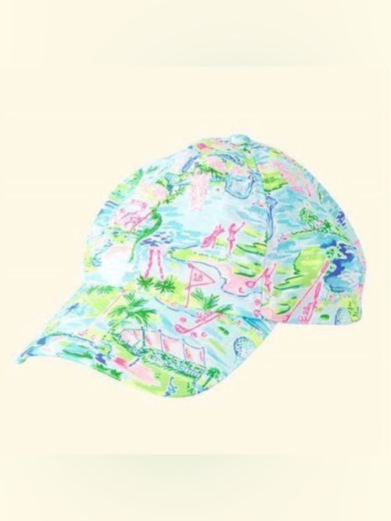 Lilly Pulitzer Women\'s Run Around Hat HONDA CLASIC TOILE NWT RARE! main image 5